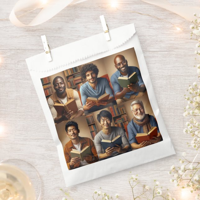 Men and Books Favour Bag (Clipped)