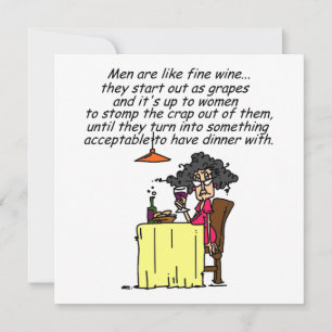 Men and FIne Wine Humour