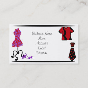 Men and Women Fashion Clothing Business Card