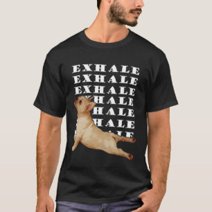 Men And Women French Bulldog Yoga Statue  Joga T-Shirt