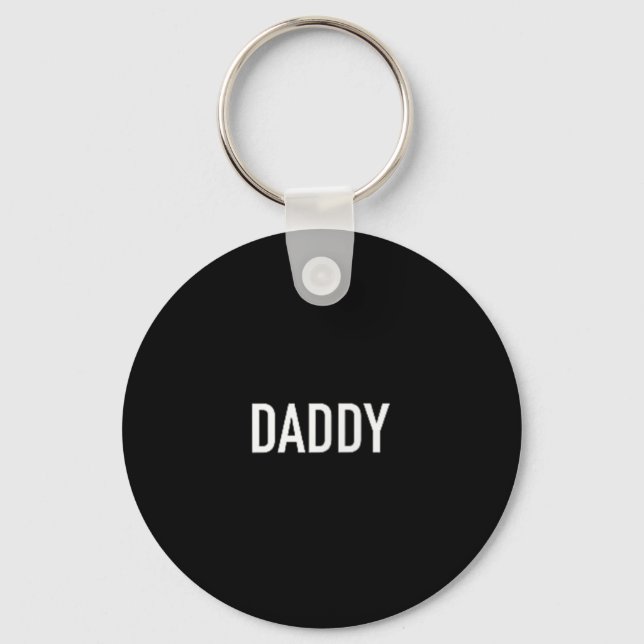 Men And Womens Daddy Funny For Fathers  Key Ring (Front)
