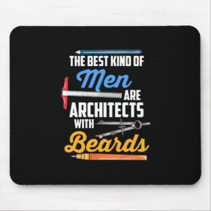 Men Architects With Beards Mouse Pad