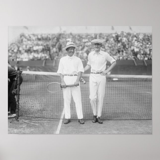 Men at Tennis Tournament at Washington DC Poster (Front)