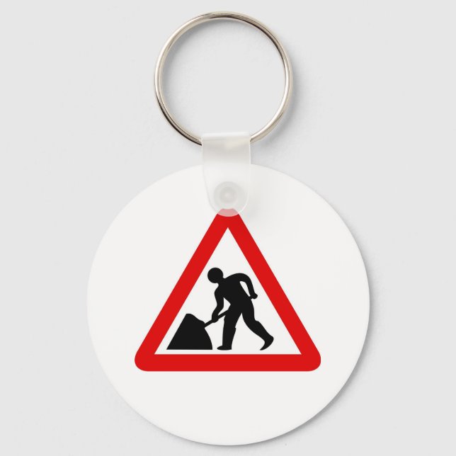 Men at Work Key Ring (Front)