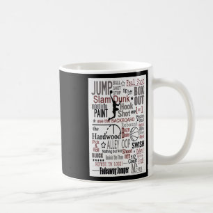Men Basketball Player - Basketball Jump Ball Shot Coffee Mug