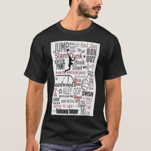 Men Basketball Player - Basketball Jump Ball Shot T-Shirt