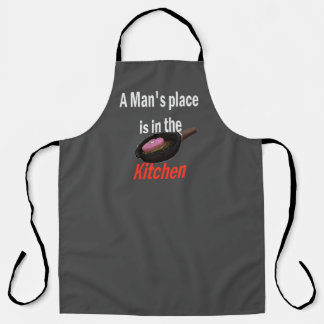 Men Belong in the Kitchen, Funny Apron