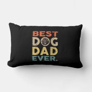 Men best dog dad ever   farther day gifts lumbar cushion