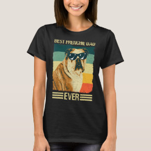 Men Best Frenchie Dad Father French Bulldog T-Shirt