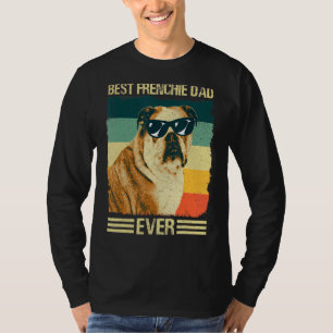Men Best Frenchie Dad Father French Bulldog T-Shirt