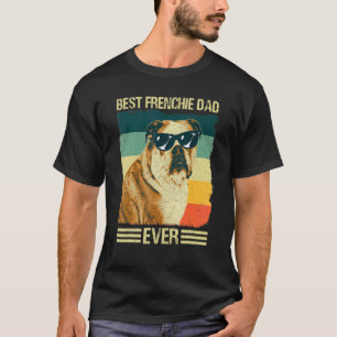 Men Best Frenchie Dad Father French Bulldog T-Shirt