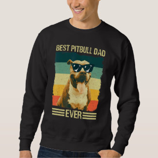 Men Best Pitbull Dad Father French Dog Sweatshirt