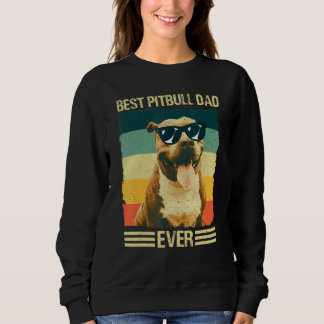 Men Best Pitbull Dad Father French Dog Sweatshirt
