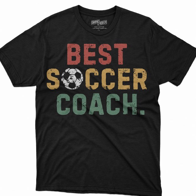 Men Best Soccer Coach Funny Sayings Dad Birthday  T-Shirt (Creator Uploaded)