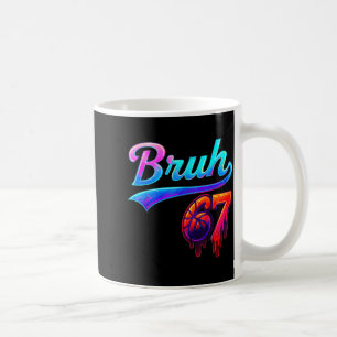 Men Bruh 67 Meme Basketball Six Coffee Mug