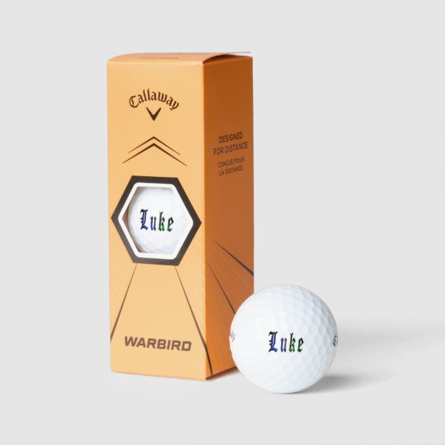Men Called Luke, Golf Balls (Packaging)