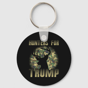 Men Camo Deer Hunters For Trump Hunt Bow Arrow Rep Key Ring