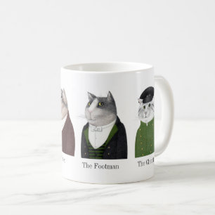 MEN CATS White Mug + Text