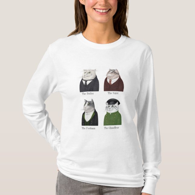 MEN CATS Women's Basic Long Sleeve T-Shirt  (Front)