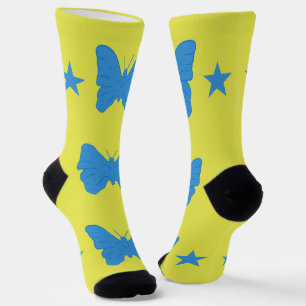 Men crew socks with flag of Bady Bassit, Brazil