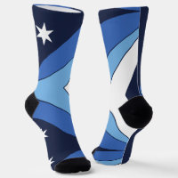 Men crew socks with flag of Columbia, S.C.