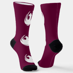 Men crew socks with flag of Phoenix City