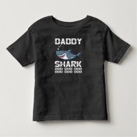 Men Daddy Shark T-Shirt Doo Doo The Shark Family