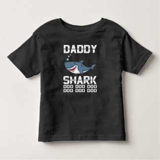 Men Daddy Shark T-Shirt Doo Doo The Shark Family