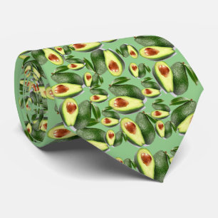 Men Designer Avocados Tie