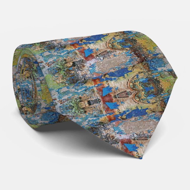 Men Designer Ties Blue (Rolled)