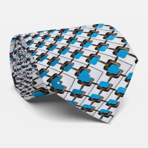Men Designer Ties Blue Grey