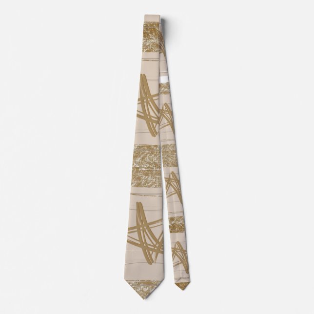 Men Designer Ties Brown (Front)