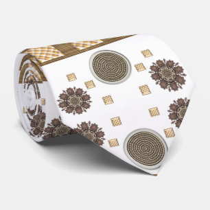 Men Designer Ties Brown