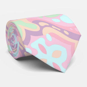 Men Designer Ties Happy Colourful Pastel