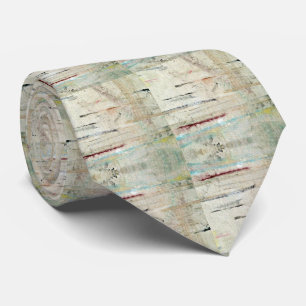 Men Designer Ties Vintage White