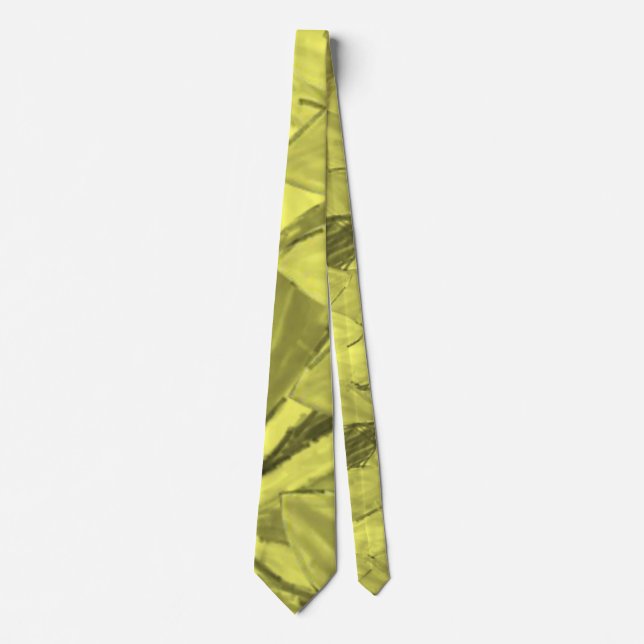 Men Designer Ties Yellow (Front)