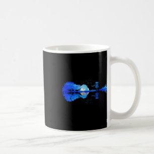 Men Disc Golf Frisbee Golfer Sunset Guitar Guitari Coffee Mug