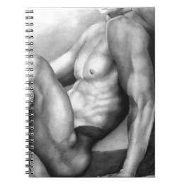 Men Elegant Fine Art Nude-male Drawing Cool       Notebook
