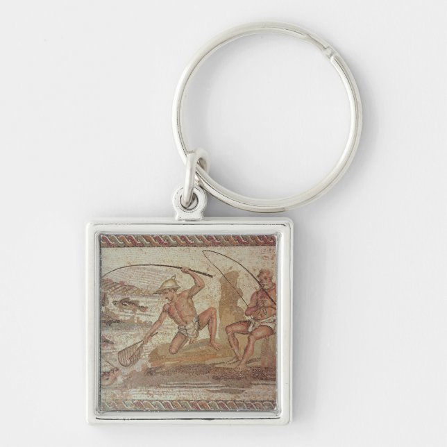 Men fishing on the Nile Key Ring (Front)