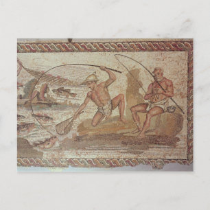 Men fishing on the Nile Postcard