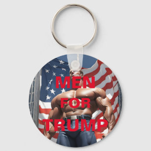 MEN FOR TRUMP KEY RING