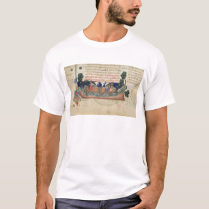 Men in a boat taking supplies to the Holy Land T-Shirt