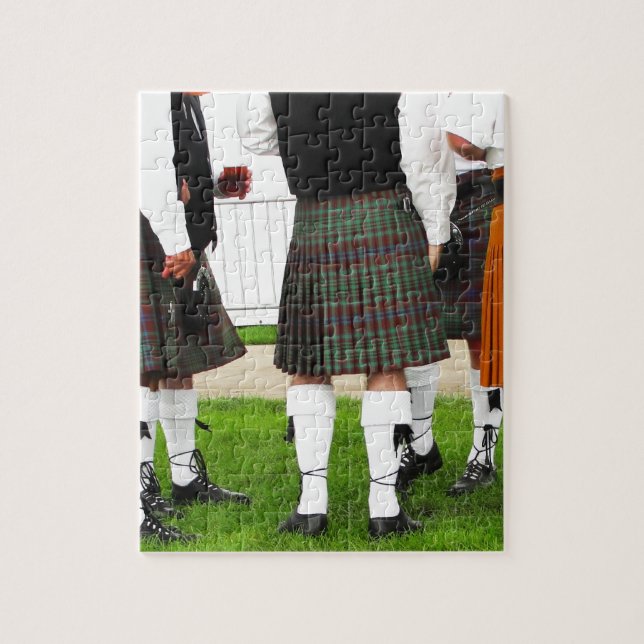 Men In Skirts Jigsaw Puzzle (Vertical)