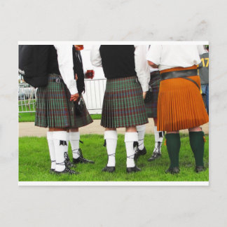 Men In Skirts Postcard