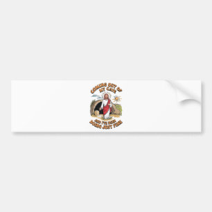 Men Jesus Coming Out of My Cave Bumper Sticker