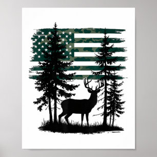 Men Kids Boys Hunting Shirt Deer Hunters Toddler C Poster
