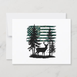 Men Kids Boys Hunting Shirt Deer Hunters Toddler C RSVP Card