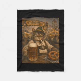Men lederhosen funny german drinking beer meme  fleece blanket