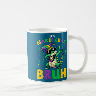 Men Mardi Gras Bruh Alligator Dab Coffee Mug