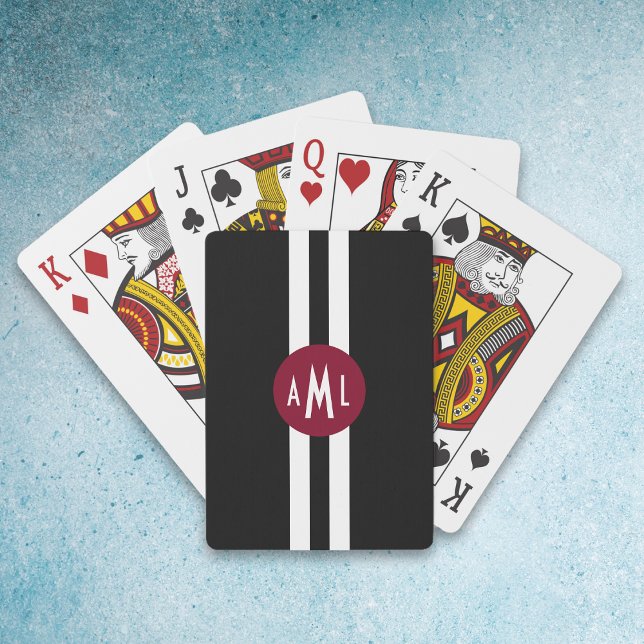 Men Monogrammed Playing Cards (Creator Uploaded)